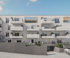 Moderné penthousy na ostrove Čiovo v blízkosti pláže s garážou