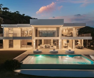 Elegante Villa mit Meerblick in Benahavís