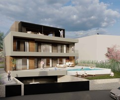Moderní luxusní vila s panoramatickými terasami, wellness zónou a bazénem