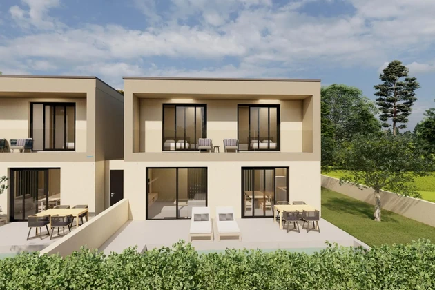 Istria, Zbandaj, semi-detached house with pool