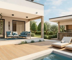 Zadar, Slivnica, wunderschöne Villa im Bau mit großem Potenzial