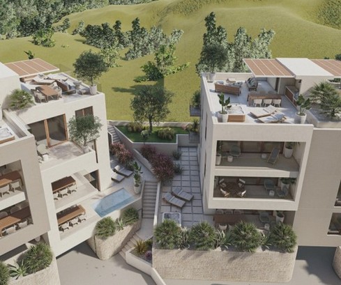 Moderné apartmány s výhľadom na more na Čiove na predaj