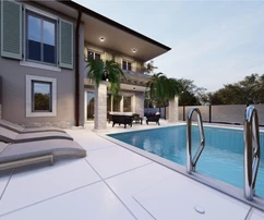 Dvojpodlažný byt s bazénom na predaj Malinska v Chorvátsku