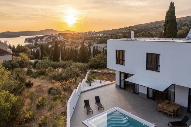 Superbe villa ultramoderne avec vue sur la mer – Milna, Brac