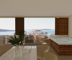 Apartamento en venta con vistas panorámicas al mar en Primošten, Croacia