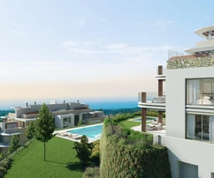 Moderné apartmány s výhľadom na more v Benahavíse