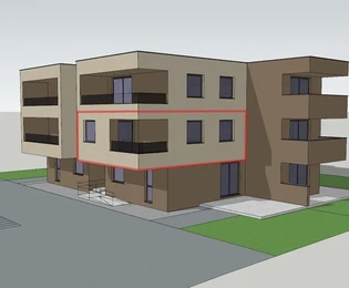 Vodice – preventa – apartamento S8 con dos dormitorios, 1ª planta