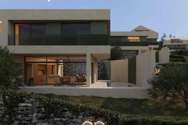 Brač, Sutivan, luxus villa medencével és tengerre néző kilátással