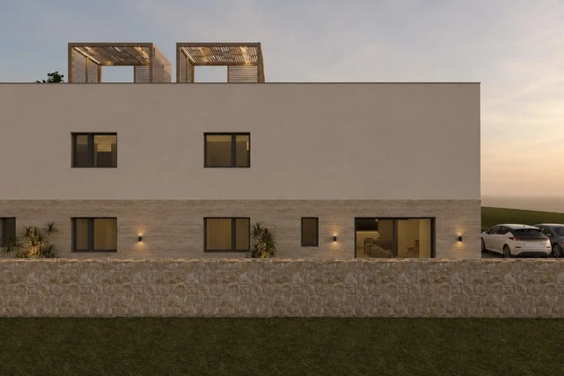 Nowoczesne apartamenty 60 m od morza, 69,10 m², 1 pokój, Mandre, Pag