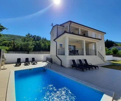 Impresionante casa junto al mar con piscina, Istria, Labin