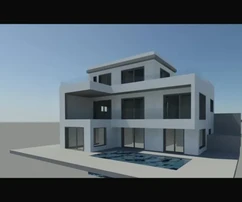 Trogir, Marinova Draga, stavebný pozemok s povolením, 400 m od mora