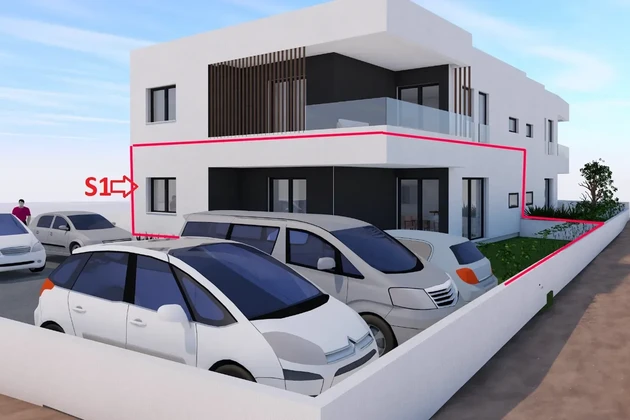 Vodice - Földszinti lakás S1 81,29 m², kert