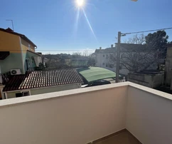 Istria, Bašanija – priestranný byt blízko mora