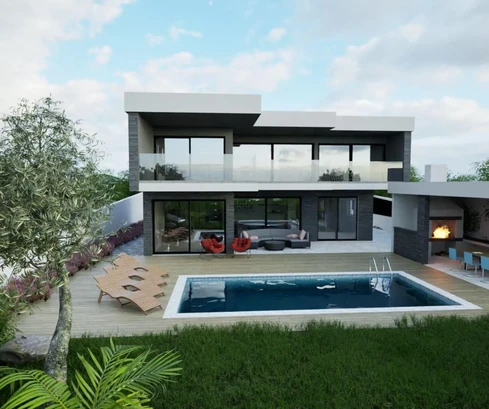 Luxury villa with a swimming pool for sale in Crikvenica in Croatia