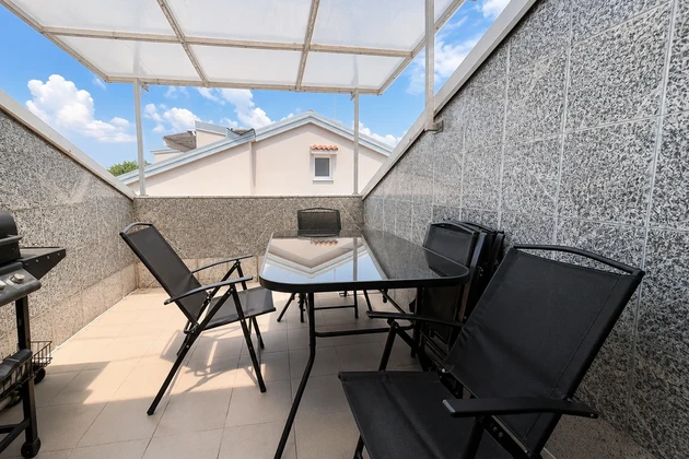 Malinska - Apartmán s výhľadom na more