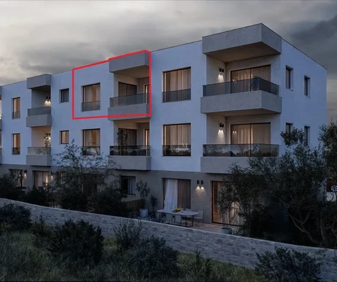 Vodice - Zweizimmerwohnung S9 mit Meerblick, zweiter Stock, Neubau