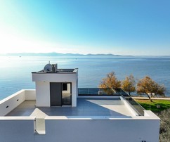 New contemporary villa for sale directly on the waterfront in Croatia