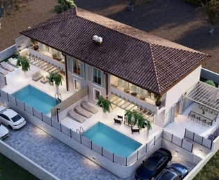 Appartamento su due livelli con piscina in vendita a Malinska in Croazia