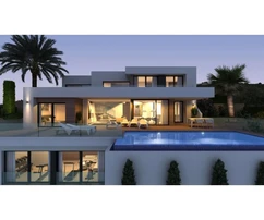 Villa di lusso con piscina a sfioro e vista mare a Cumbre del Sol