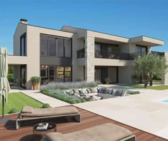 Villa with panoramic views for sale near Sv. Lovreč in Croatia