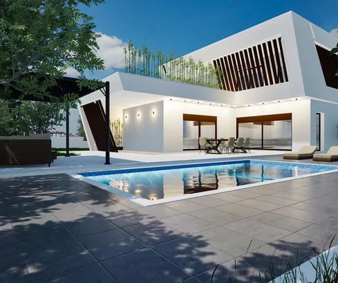 Vodice - Moderní vila s bazénem v klidné lokalitě