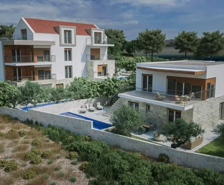 Villa con piscina in vendita a Rogoznica in Croazia