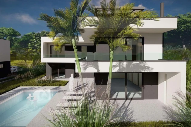 Modern villa medencével eladó Tar-Vabrigiban Horvátországban