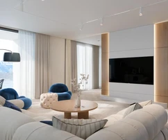 Penthouse for sale with a pool and sea view in Croatia