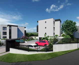 Appartamento con tre camere da letto in vendita in un nuovo complesso a Kastav in Croazia
