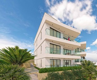 Ciovo Penthouse Apartments with Sea Views and Pool