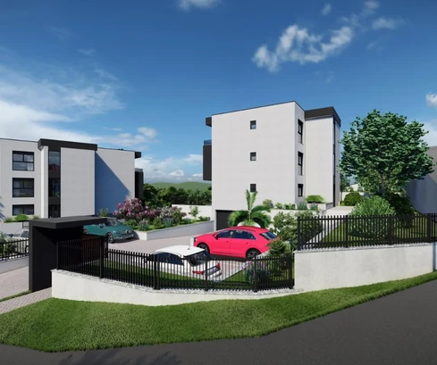 Appartamento con tre camere da letto in vendita in un nuovo complesso a Kastav in Croazia