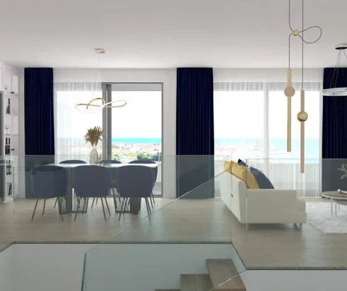 Attico di lusso 136m2, 180m dalla spiaggia, Povljana