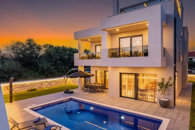 Modern luxury home for sale in Privlaka in Croatia