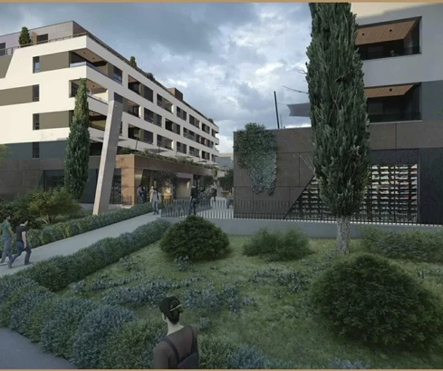 Rijeka, Srdoci, novostavba, třípokojový byt 80,22 m², Budova A, Apartmán A4