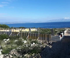Шолта, Нечуям, участок под застройку 500 м2, 80 м от моря и пляжа