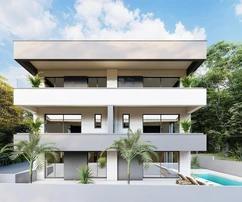 Zadar, Rovanjska, háromszobás penthouse tengerre néző kilátással