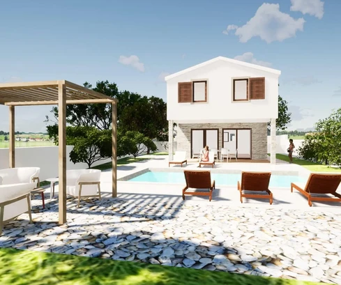 Villa avec piscine à vendre dans un quartier calme de Svetvinčenat en Croatie