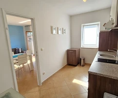 Istria, Novigrad, Byt s 2 spálňami a krásnym výhľadom