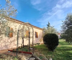 Istria, okolie Buje, očarujúci samostatne stojaci dom s veľkou záhradou a investičným potenciálom