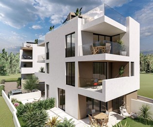 Gyönyörű, tengerre néző apartmanok eladók Čiovo szigetén