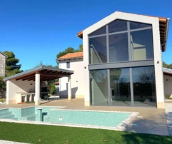 Poreč, Istria: Lussuosa villa moderna in un rifugio naturale