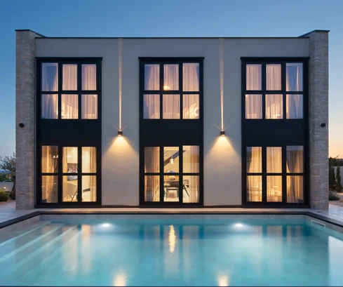 Verkauf einer modernen Oase mit Pool - Designerjuwel in der Ruhe von Visočani