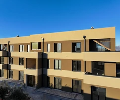 Penthouse with roof terrace and sea view