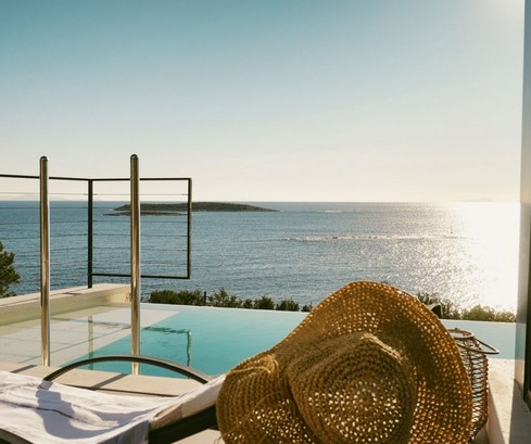 Villa de lujo junto al mar en venta en Vis con vista al mar