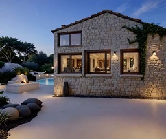 Istria, Bale: Terreno edificable en el centro con ruina