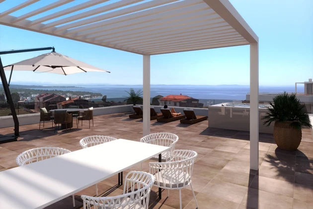 Chorvatsko - Zadarská riviéra - Moderní penthouse u moře a pláže