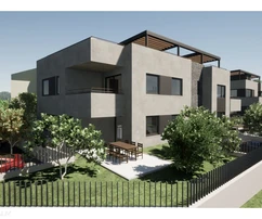 Istrie, Poreč – Appartement moderne avec terrasse sur le toit et vue sur la mer