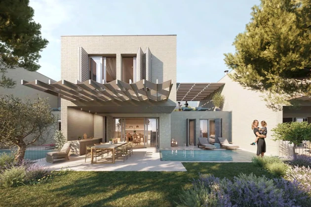 Šibenik, Podsolarsko, bellissimo appartamento con piscina, seconda fila dal mare, 137,10 m²