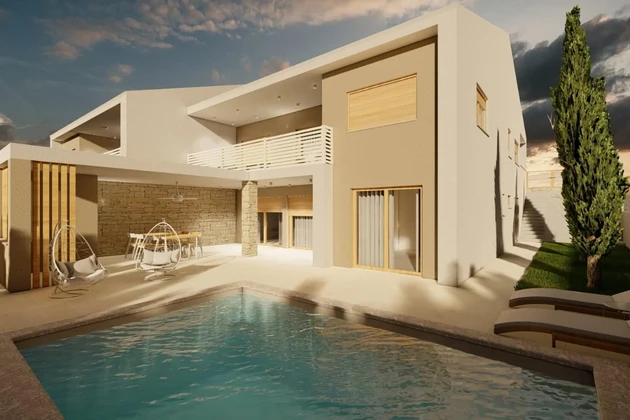 Moderne Villa mit Pool in Vodnjan zu verkaufen in Kroatien