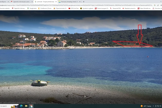 Prima fila sull'isola di Premuda, una rarità sul mercato
